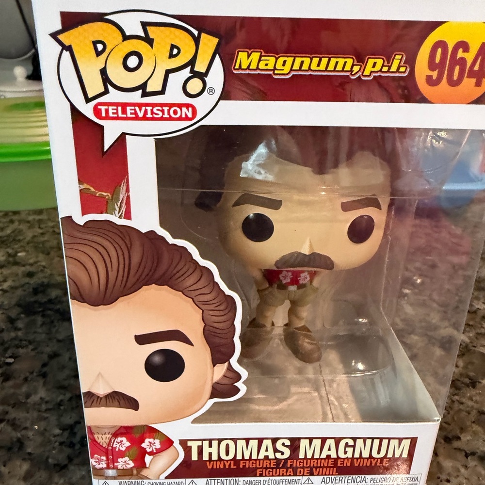 Funko Pop! Collectible Box with Gray and Black Design